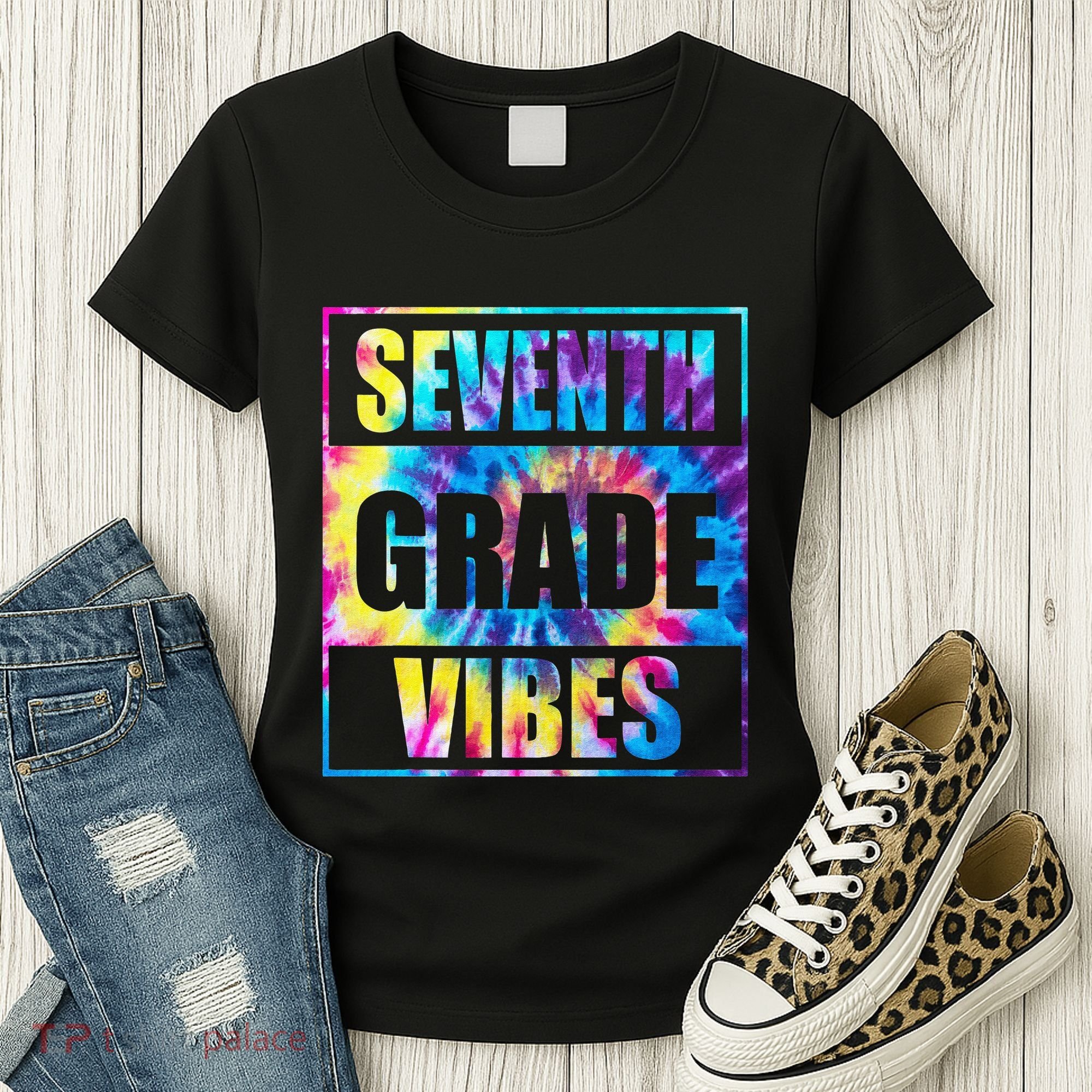 Back To School 7th Grade Vibes First Day Of School Teachers Women's T-Shirt