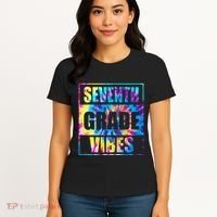 Back To School 7th Grade Vibes First Day Of School Teachers Women's T-Shirt thumb 4
