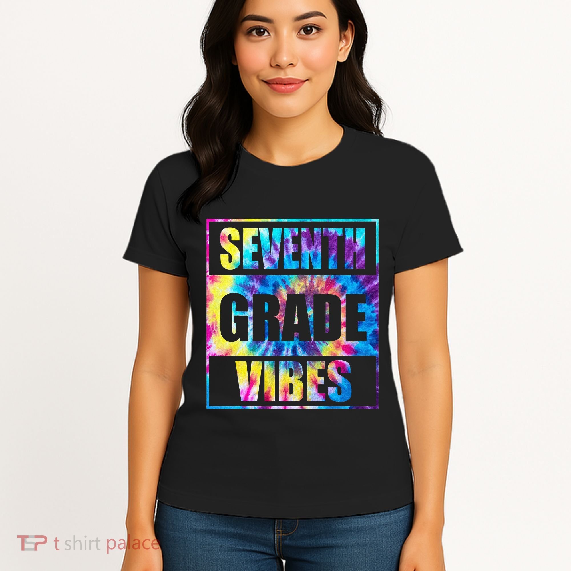 Back To School 7th Grade Vibes First Day Of School Teachers Women's T-Shirt