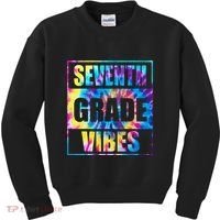 Back To School 7th Grade Vibes First Day Of School Teachers Kids Sweatshirt thumb 0
