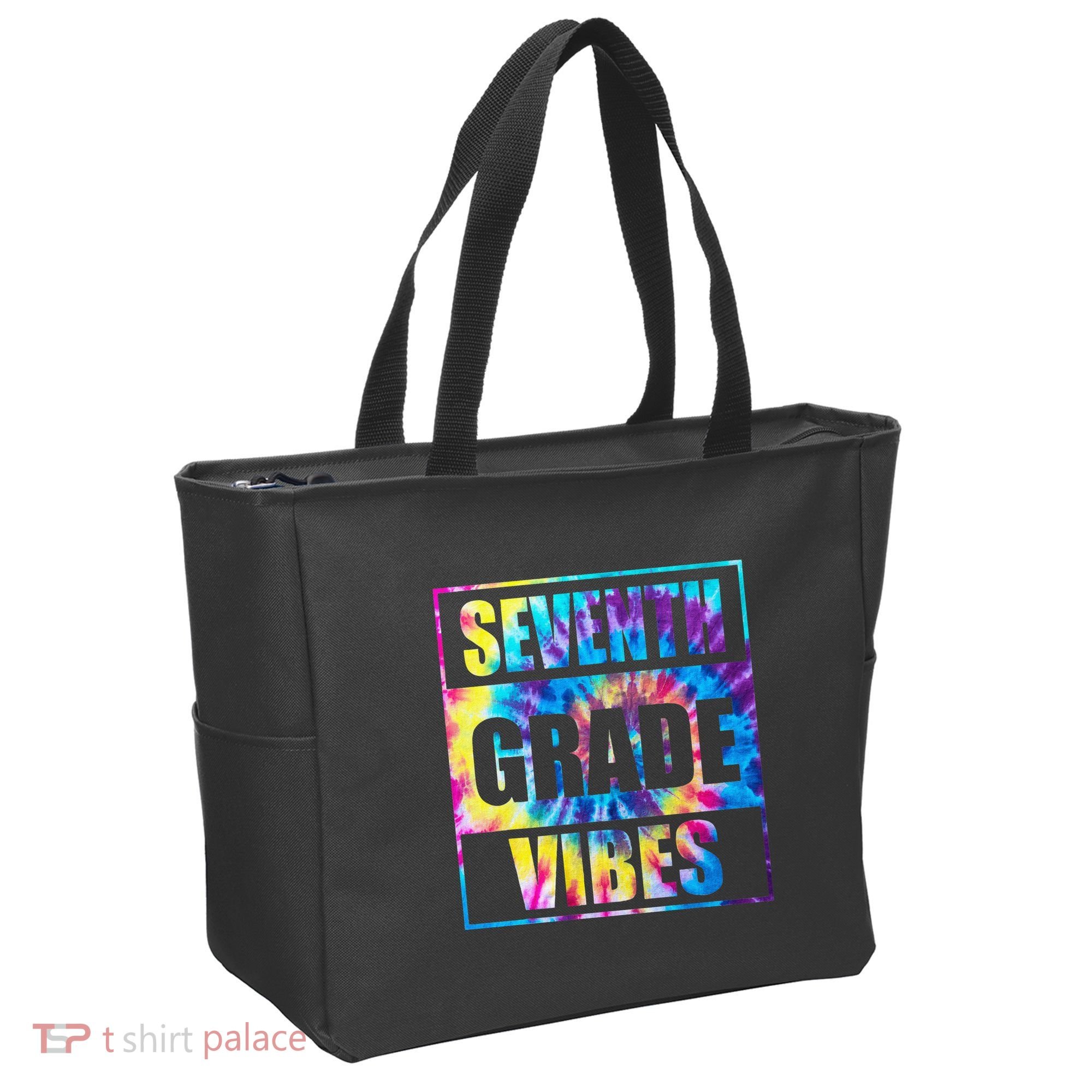 Back To School 7th Grade Vibes First Day Of School Teachers Tote Bag