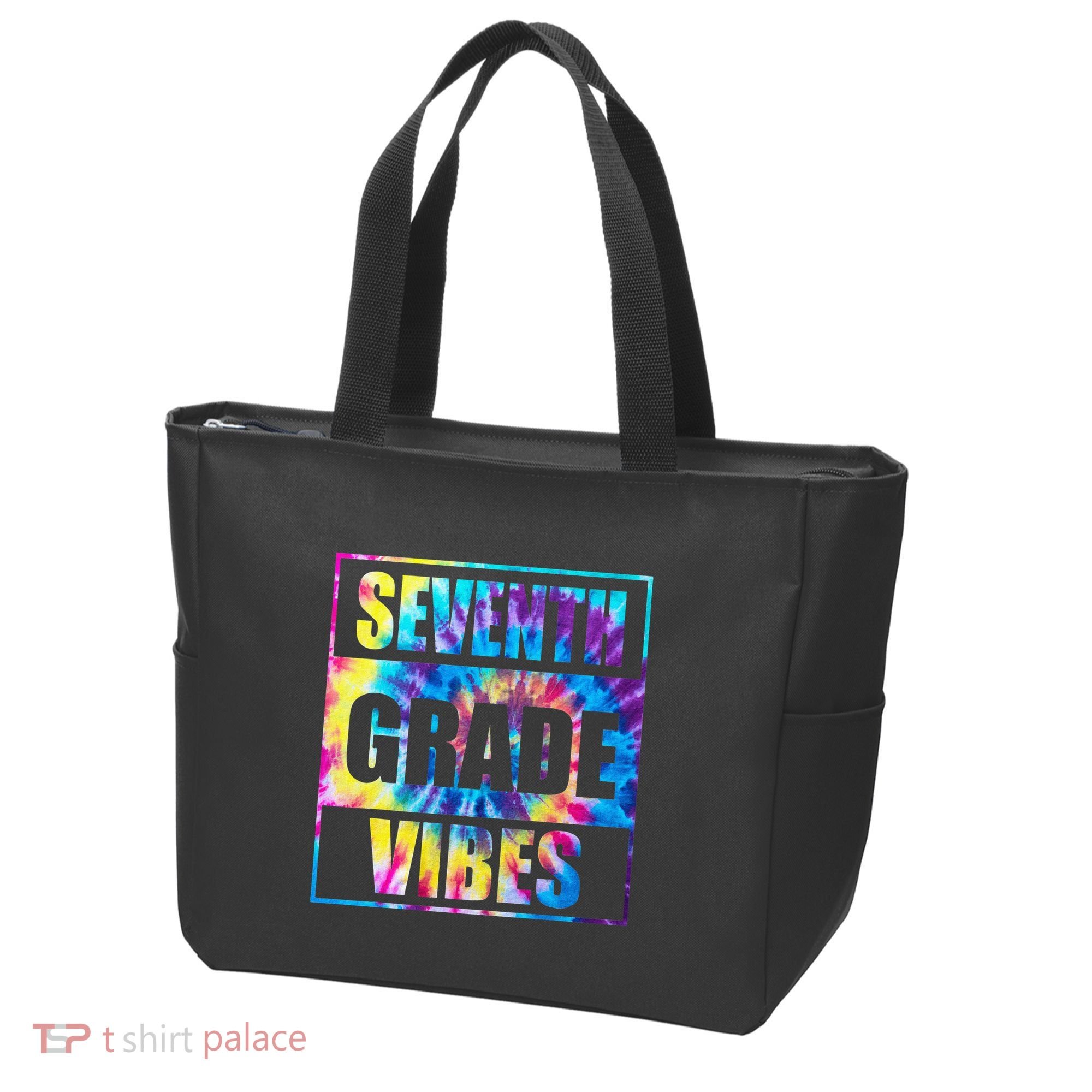 Back To School 7th Grade Vibes First Day Of School Teachers Tote Bag