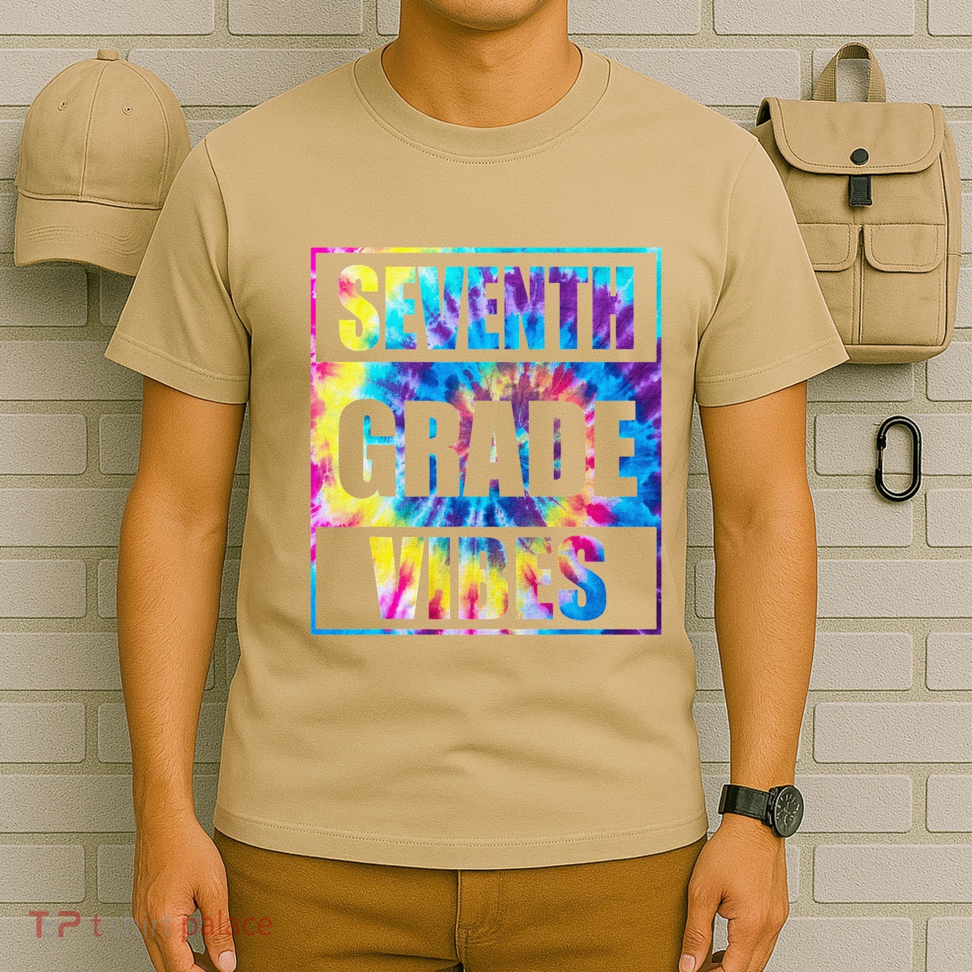 Back To School 7th Grade Vibes First Day Of School Teachers T-Shirt