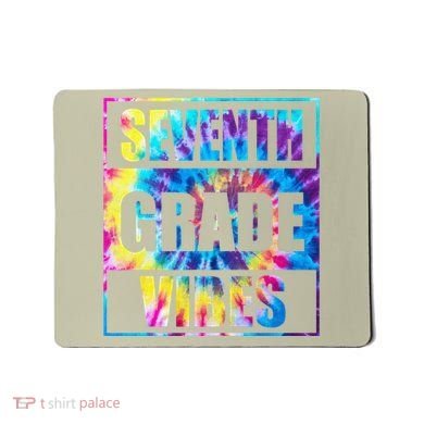 Back To School 7th Grade Vibes First Day Of School Teachers Mousepad