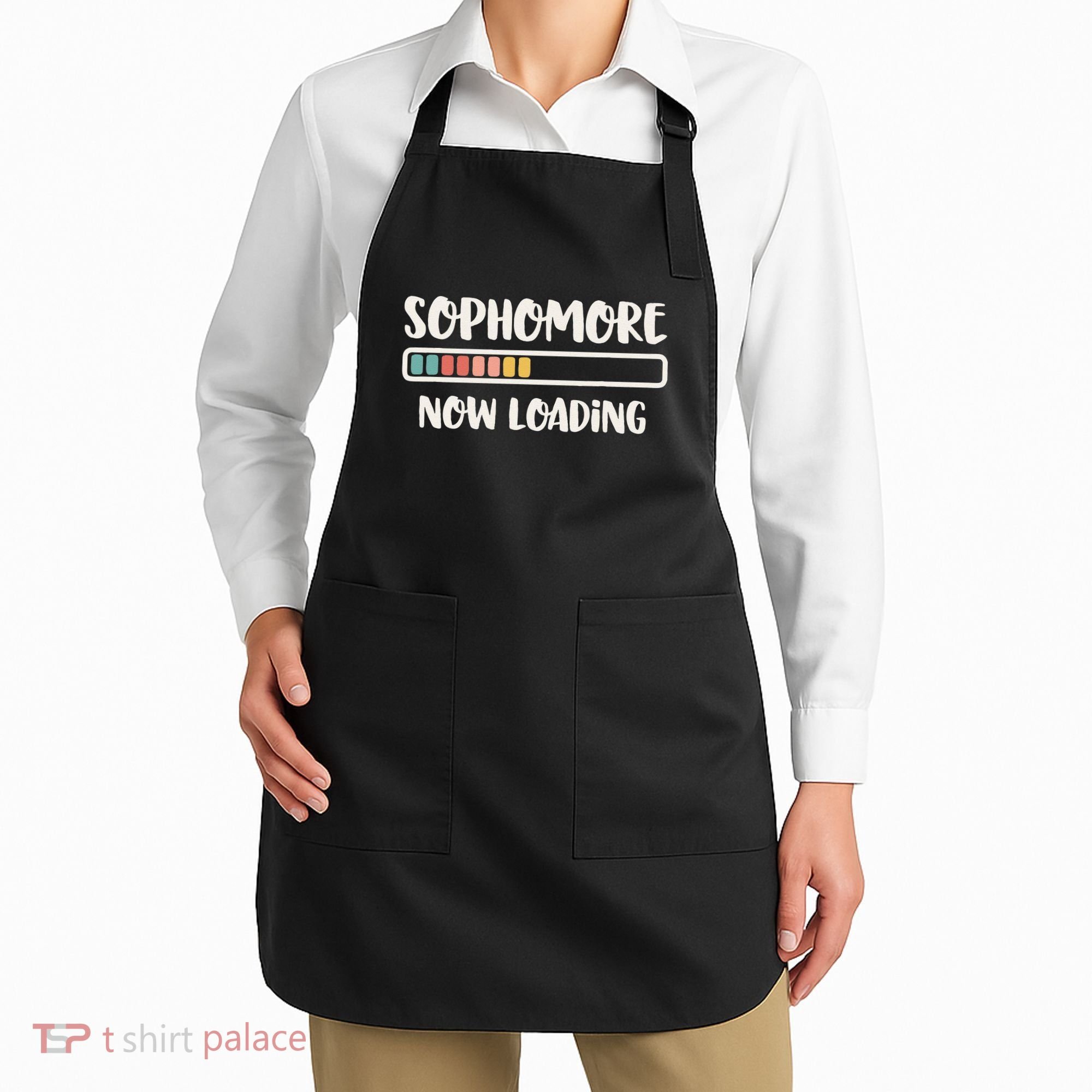 Back To School 10th Grade 10 Sophomore Now Loading Apron