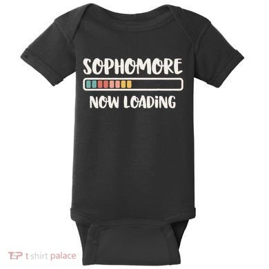Back To School 10th Grade 10 Sophomore Now Loading Baby Bodysuit