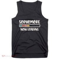 Back To School 10th Grade 10 Sophomore Now Loading Tank Top thumb 0