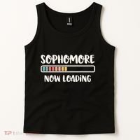 Back To School 10th Grade 10 Sophomore Now Loading Tank Top thumb 2