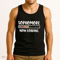 Back To School 10th Grade 10 Sophomore Now Loading Tank Top thumb 3