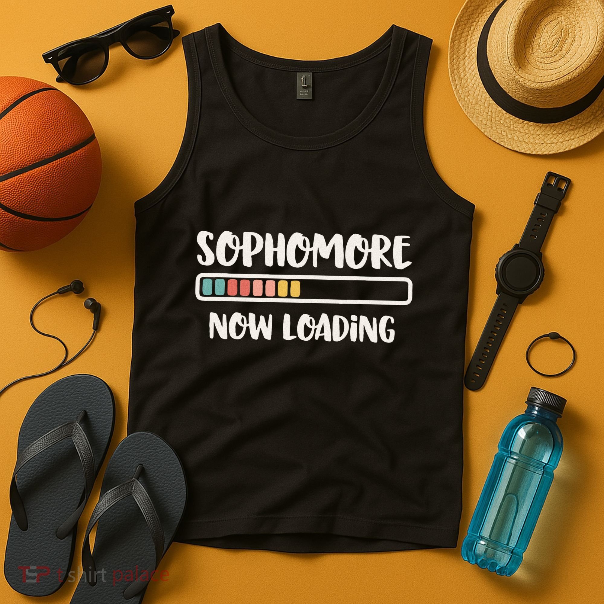 Back To School 10th Grade 10 Sophomore Now Loading Tank Top