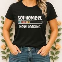 Back To School 10th Grade 10 Sophomore Now Loading Women's T-Shirt thumb 2