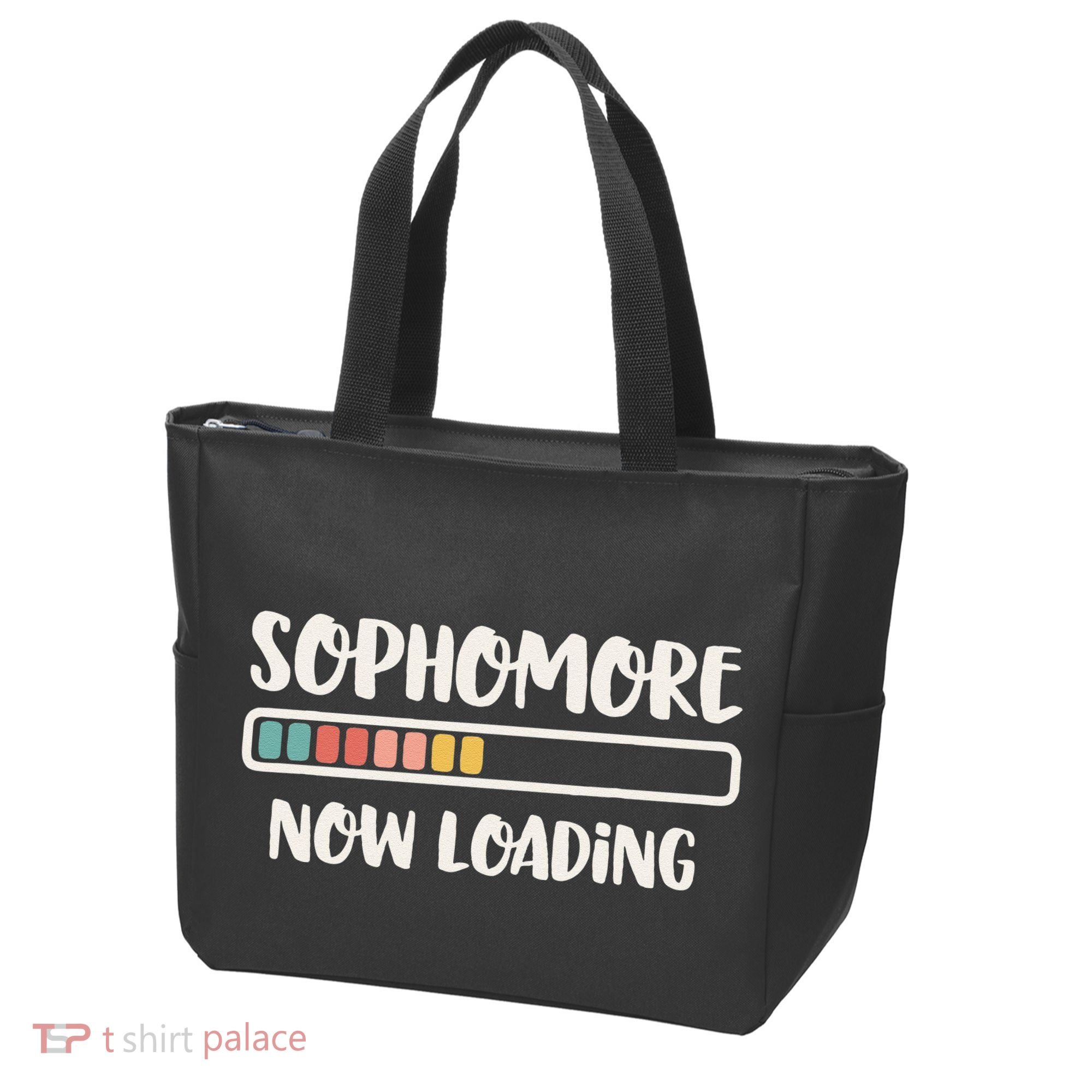 Back To School 10th Grade 10 Sophomore Now Loading Tote Bag