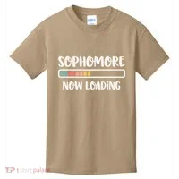 Back To School 10th Grade 10 Sophomore Now Loading Kids T-Shirt thumb 0