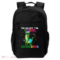 Back To School Dinosaur Im Ready To Crush Second Grade Great Gift Backpack thumb 0
