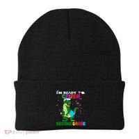 Back To School Dinosaur Im Ready To Crush Second Grade Great Gift Beanie thumb 0