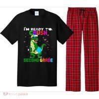 Back To School Dinosaur Im Ready To Crush Second Grade Great Gift Pajama Set thumb 0