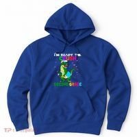 Back To School Dinosaur Im Ready To Crush Second Grade Great Gift Hoodie thumb 0