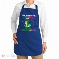 Back To School Dinosaur Im Ready To Crush Second Grade Great Gift Apron thumb 2