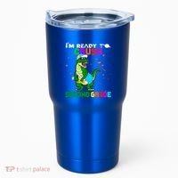 Back To School Dinosaur Im Ready To Crush Second Grade Great Gift Tumbler thumb 0