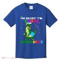 Back To School Dinosaur Im Ready To Crush Second Grade Great Gift Kids T-Shirt thumb 0