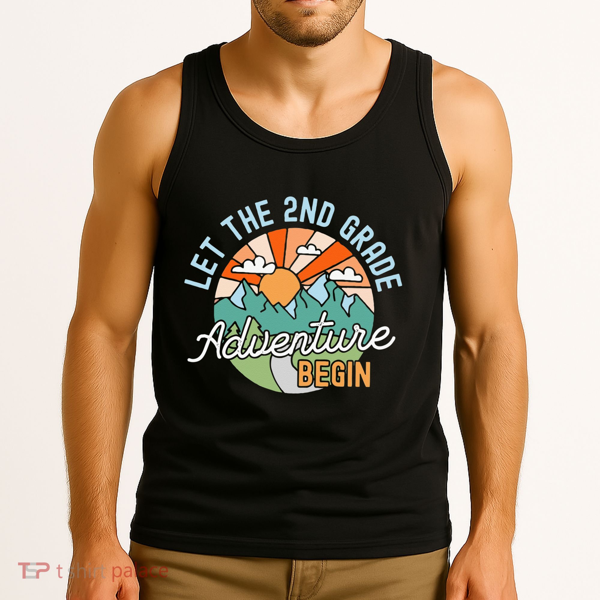 Back To School Gift Let The Second Grade Adventure Begin Tank Top
