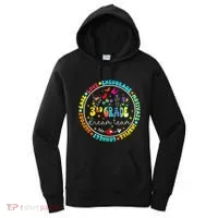 Back To School Third Grade Dream Team Teacher Flower Women's Hoodie thumb 0