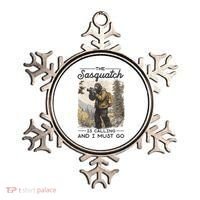 Bigfoot The Sasquatch Is Calling And I Must Go Ornament thumb 0