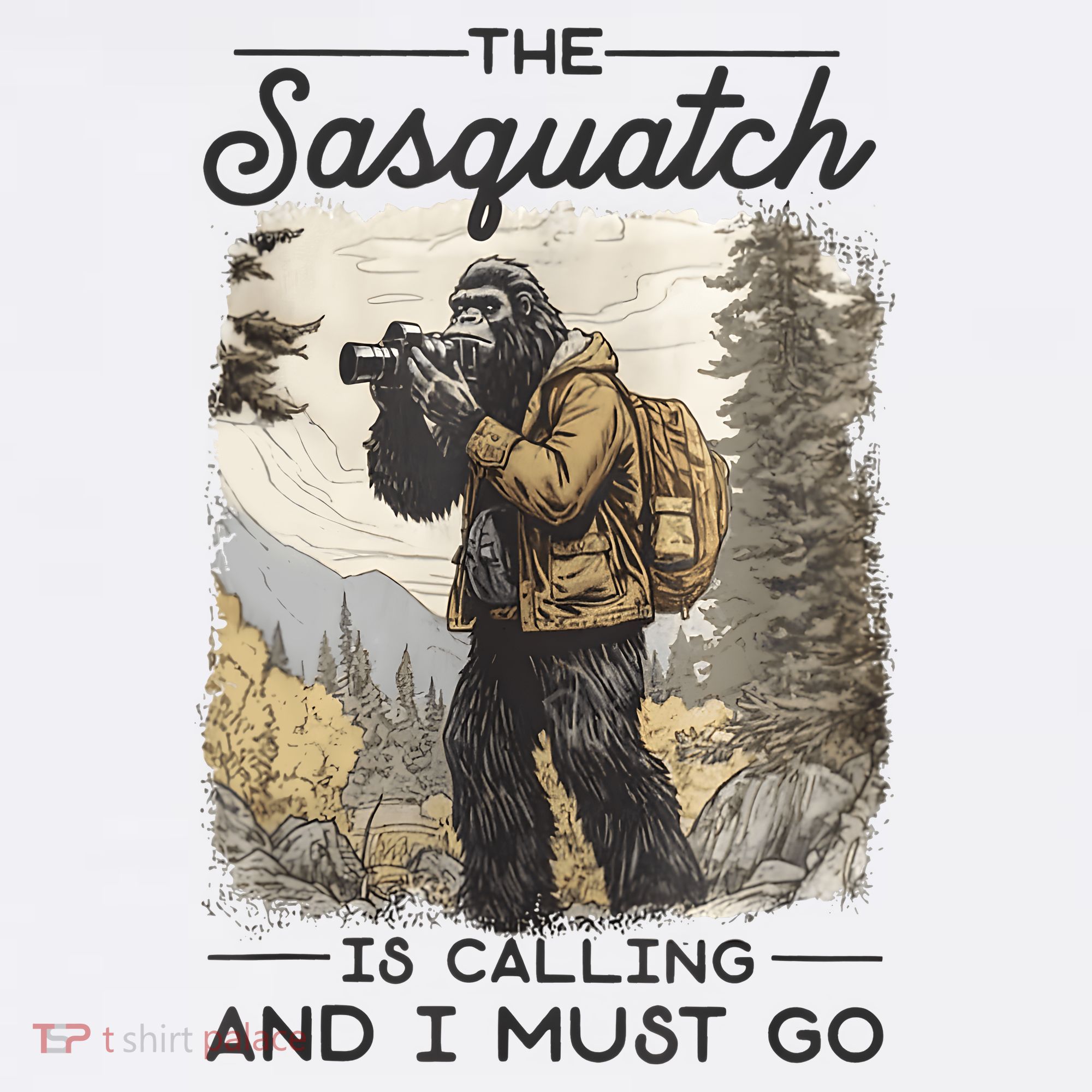 Bigfoot The Sasquatch Is Calling And I Must Go Ornament