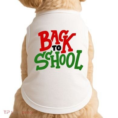 Back To School Holiday Cute Gift Doggie Tank