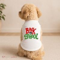 Back To School Holiday Cute Gift Doggie Tank thumb 2