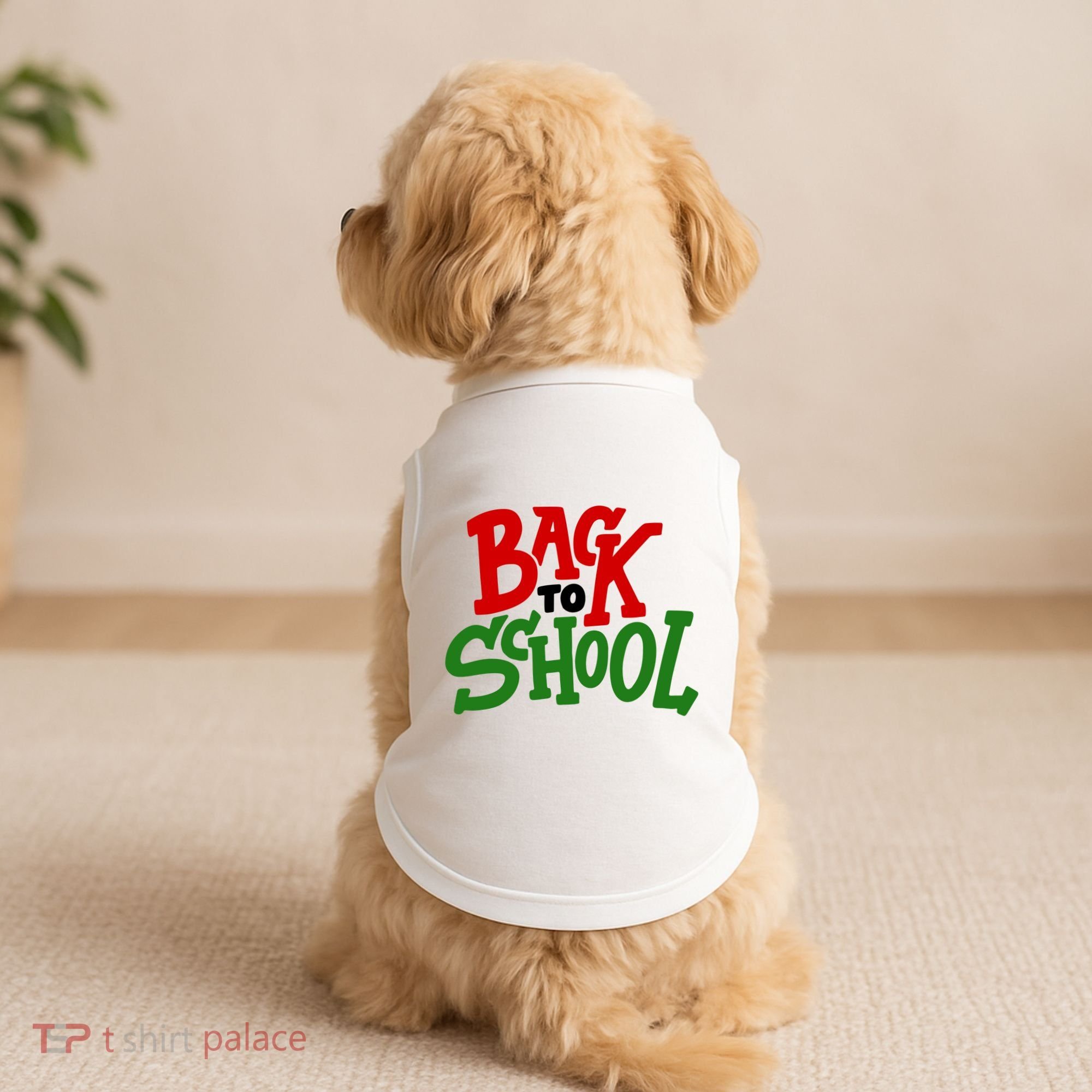 Back To School Holiday Cute Gift Doggie Tank