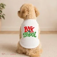 Back To School Holiday Cute Gift Doggie Tank thumb 2
