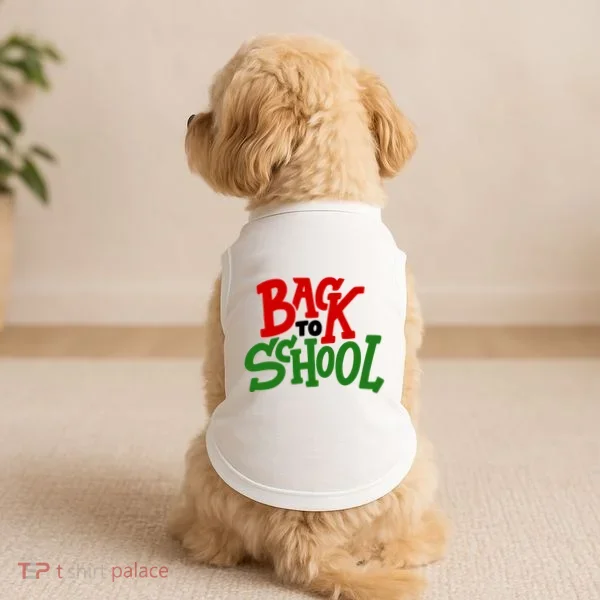 Back To School Holiday Cute Gift Doggie Tank