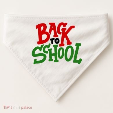 Back To School Holiday Cute Gift USA-Made Doggie Bandana
