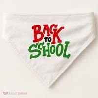 Back To School Holiday Cute Gift USA-Made Doggie Bandana thumb 0