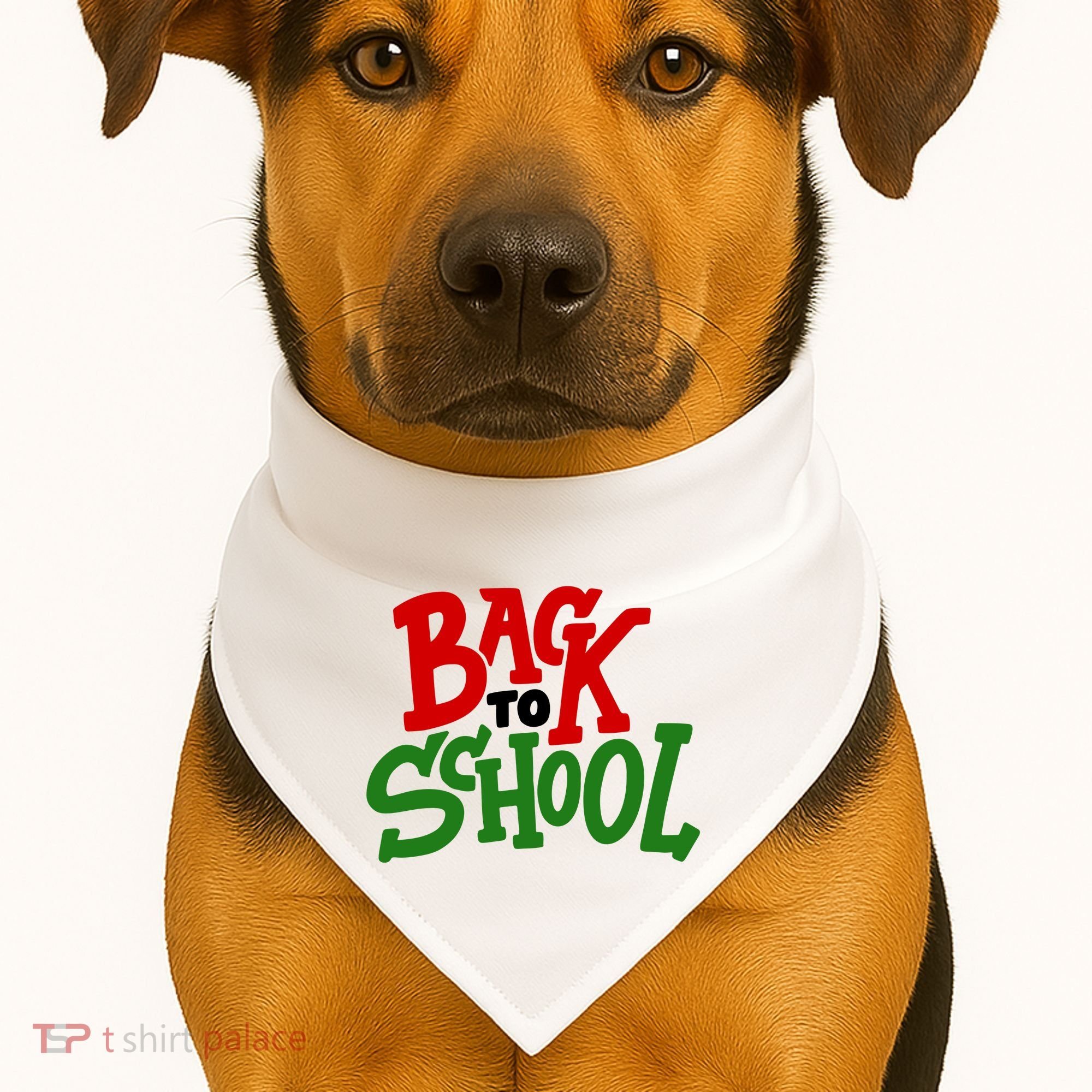 Back To School Holiday Cute Gift USA-Made Doggie Bandana