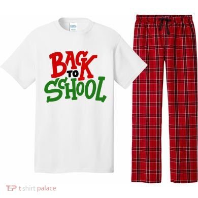 Back To School Holiday Cute Gift Pajama Set