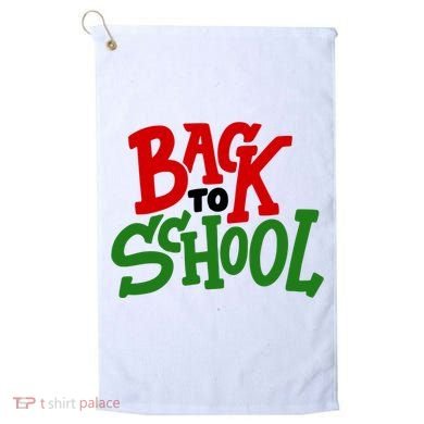 Back To School Holiday Cute Gift Golf Towel