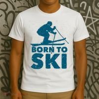 Born To Ski T-Shirt thumb 3
