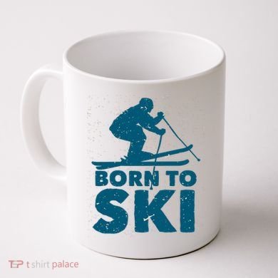 Born To Ski Coffee Mug