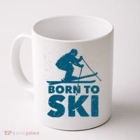 Born To Ski Coffee Mug thumb 0