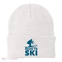 Born To Ski Beanie thumb 0