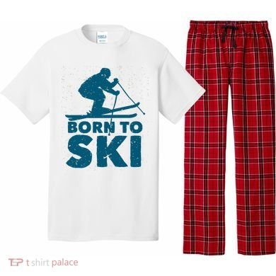 Born To Ski Pajama Set