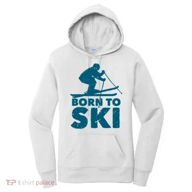 Born To Ski Women's Hoodie