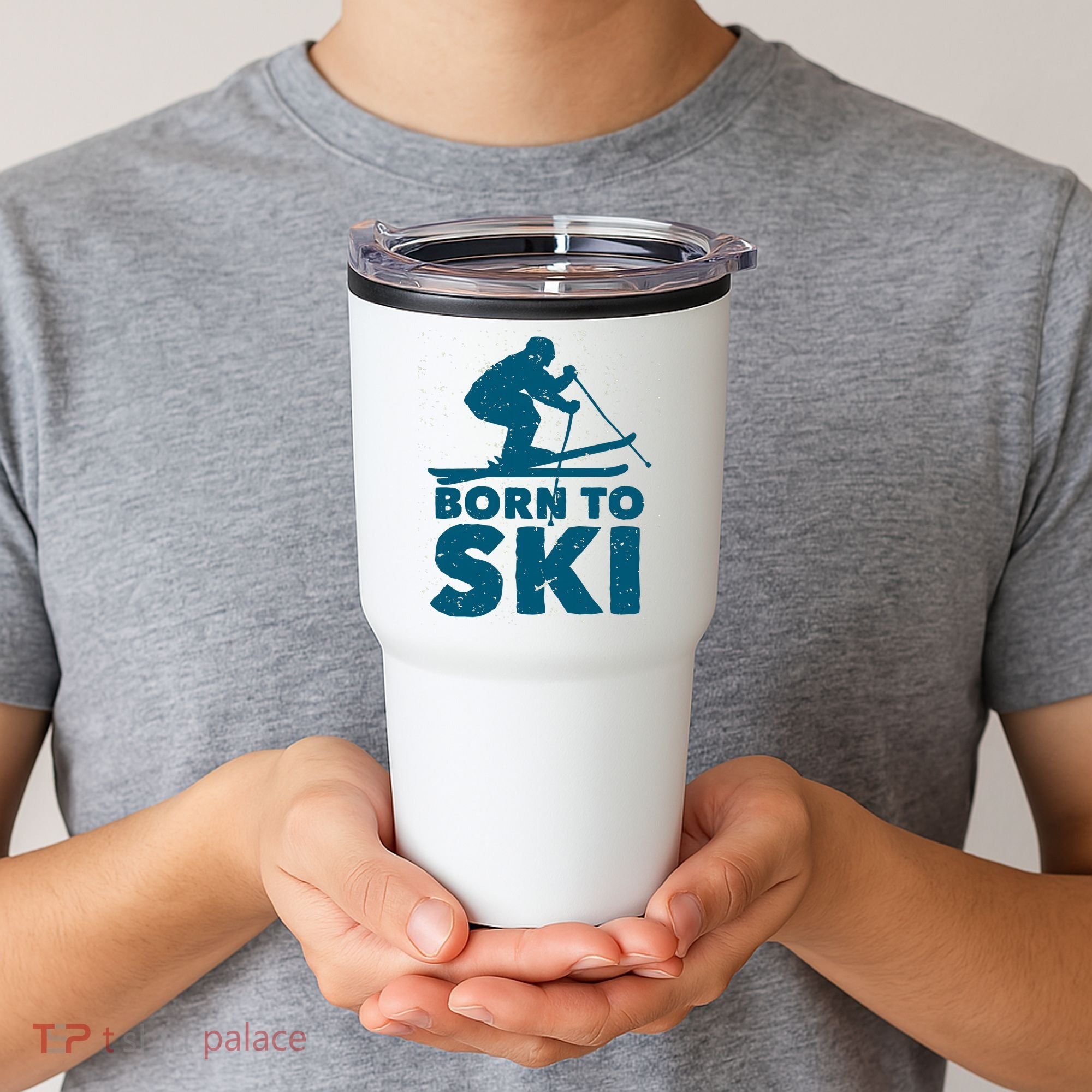 Born To Ski Tumbler