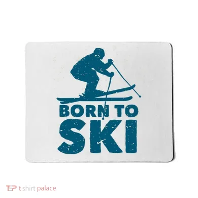 Born To Ski Mousepad