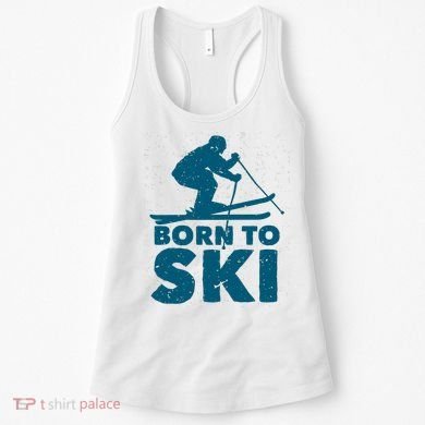 Born To Ski Women's Tank Top