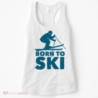 Born To Ski Women's Tank Top thumb 0