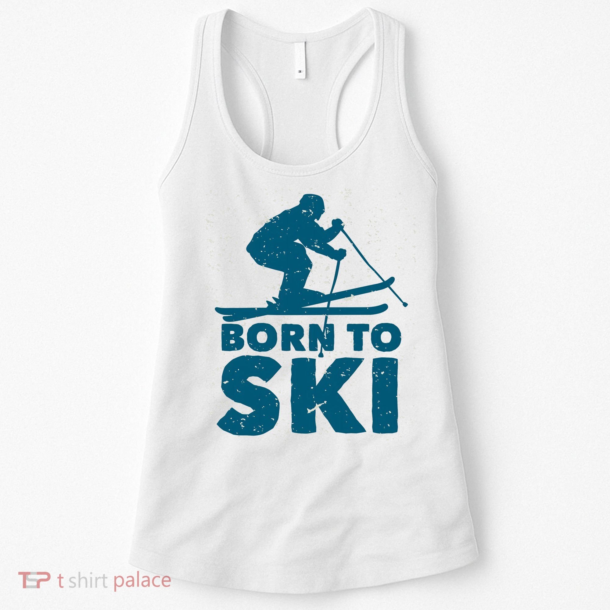 Born To Ski Women's Tank Top