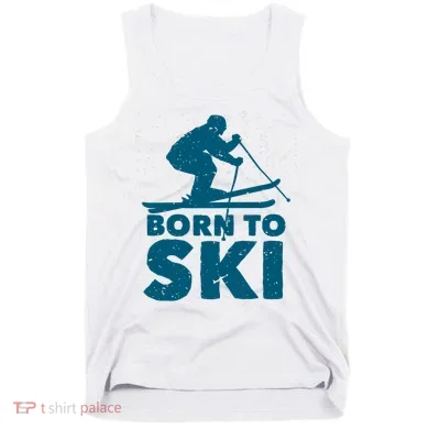 Born To Ski Tank Top